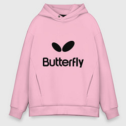 Мужское худи оверсайз Butterfly Logo