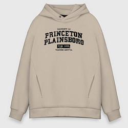 Толстовка оверсайз мужская Princeton Plainsboro, цвет: миндальный