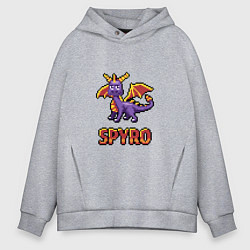 Мужское худи оверсайз Spyro: 8 bit