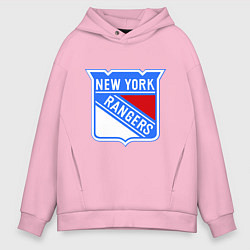 Мужское худи оверсайз New York Rangers