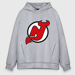 Мужское худи оверсайз New Jersey Devils