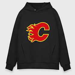 Мужское худи оверсайз Calgary Flames