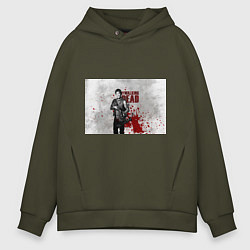 Толстовка оверсайз мужская Walking Dead: Deryl Dixon, цвет: хаки