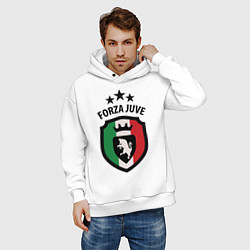 Толстовка оверсайз мужская Forza Juventus, цвет: белый — фото 2