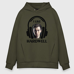 Мужское худи оверсайз I like Hardwell