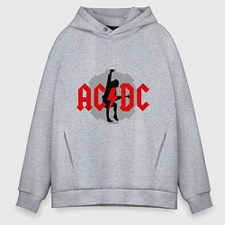 Мужское худи оверсайз AC/DC: Angus Young