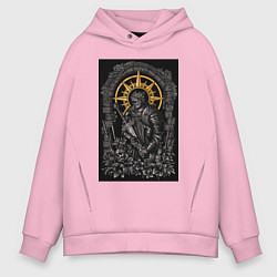 Мужское худи оверсайз Dark Souls: Warrior