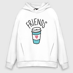 Мужское худи оверсайз Best friends