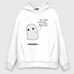 Мужское худи оверсайз Ghost