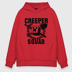 Мужское худи оверсайз Creeper Squad