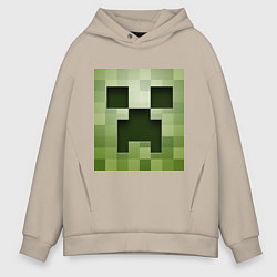 Мужское худи оверсайз Мinecraft creeper