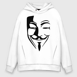 Мужское худи оверсайз Vendetta Mask