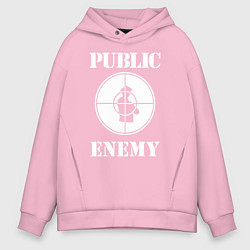 Мужское худи оверсайз Public Enemy