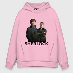 Мужское худи оверсайз Sherlock