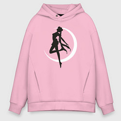 Мужское худи оверсайз Луна