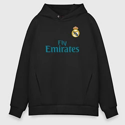 Толстовка оверсайз мужская Real Madrid: Ronaldo 07, цвет: черный