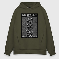 Мужское худи оверсайз Joy Division: Unknown Pleasures