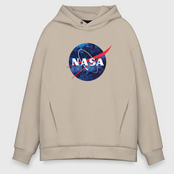 Мужское худи оверсайз NASA: Cosmic Logo