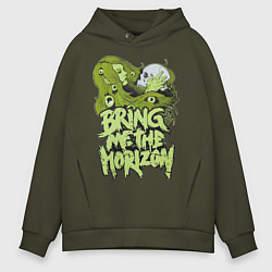 Мужское худи оверсайз Bring Me The Horizon: Green Girl