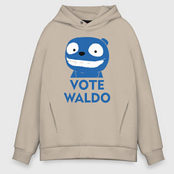 Мужское худи оверсайз Vote Waldo