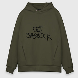 Мужское худи оверсайз Get sherlock