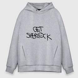 Мужское худи оверсайз Get sherlock