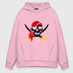 Мужское худи оверсайз Пиратская футболка