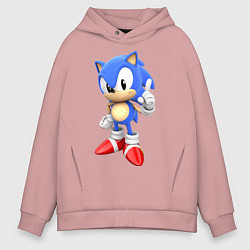 Мужское худи оверсайз Classic Sonic