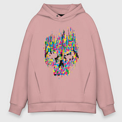 Мужское худи оверсайз Череп