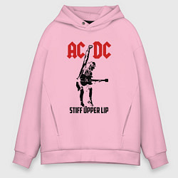 Мужское худи оверсайз AC/DC: Stiff Upper Lip