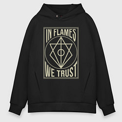 Мужское худи оверсайз In Flames: We Trust