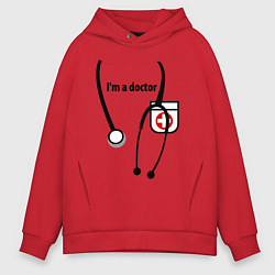 Мужское худи оверсайз I m doctor