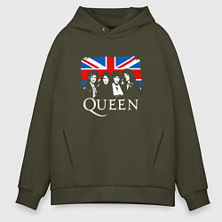 Мужское худи оверсайз Queen UK