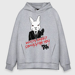 Мужское худи оверсайз Misfits: White rabbit
