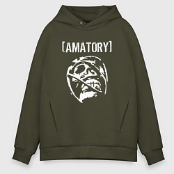 Толстовка оверсайз мужская Amatory, цвет: хаки