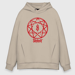 Мужское худи оверсайз Slipknot Penragram