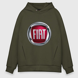 Мужское худи оверсайз FIAT logo