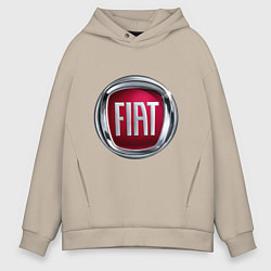 Мужское худи оверсайз FIAT logo