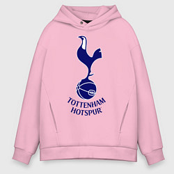 Толстовка оверсайз мужская Tottenham FC, цвет: светло-розовый