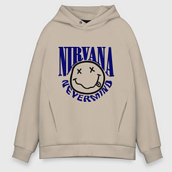 Мужское худи оверсайз Nevermind Nirvana