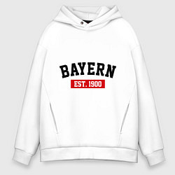 Мужское худи оверсайз FC Bayern Est. 1900