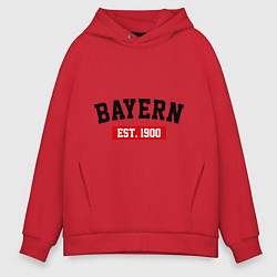 Мужское худи оверсайз FC Bayern Est. 1900