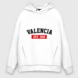 Мужское худи оверсайз FC Valencia Est. 1919