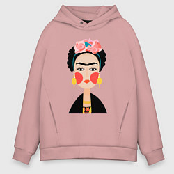 Мужское худи оверсайз Фрида Кало