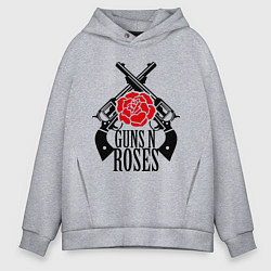 Мужское худи оверсайз Guns n Roses: guns