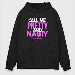 Мужское худи оверсайз Call Me Pretty & Nasty