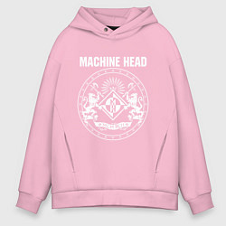 Толстовка оверсайз мужская Machine Head MCMXCII, цвет: светло-розовый