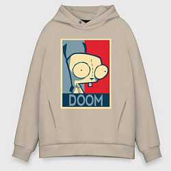 Мужское худи оверсайз Doom Zim