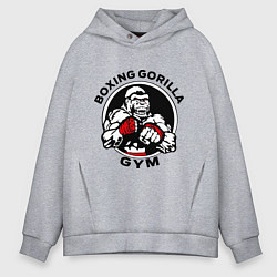 Мужское худи оверсайз Boxing gorilla gym