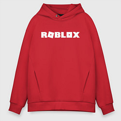 Толстовка оверсайз мужская Roblox Logo, цвет: красный